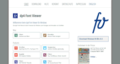 Desktop Screenshot of fontviewer.de