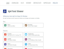 Tablet Screenshot of fontviewer.de